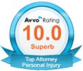 Avvo Rating 10 award badge