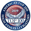Top 100 High Stakes Litigators award badge
